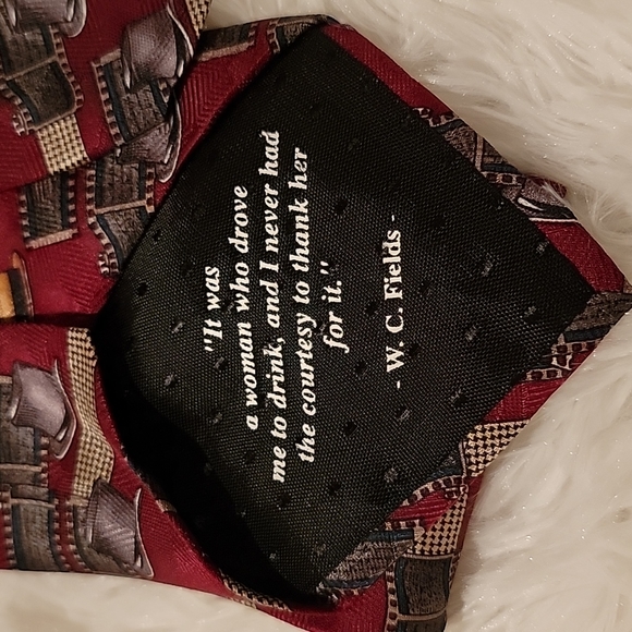 Silk QUOTE ME men's tie - Picture 2 of 5